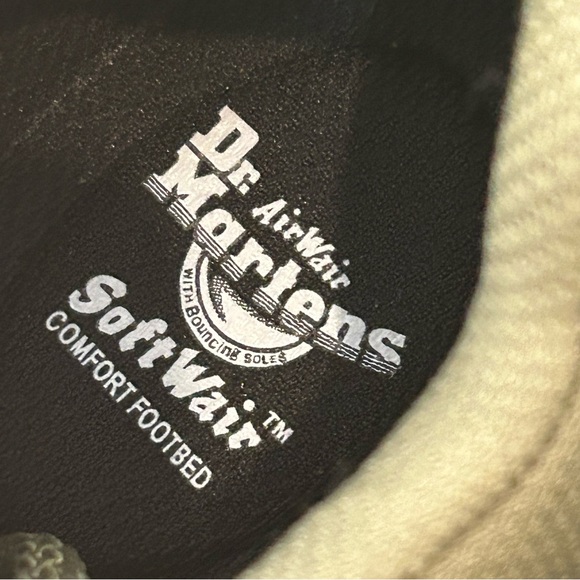 DR MARTENS Woodard Lo Zip green leather Oxfords shoes women’s 7 new - Picture 4 of 8